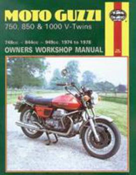 Paperback Moto-Guzzi 750, 850 and 1000 V-Twins Owners Workshop Manual, No. M339: '74-'78 Book