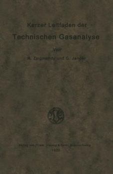 Paperback Kurzer Leitfaden Der Technischen Gasanalyse [German] Book