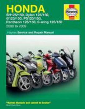 Honda 125 Scooters (SH,SES,NES,PES,FES 125) (00 - 09) Haynes Manual (Paperback)