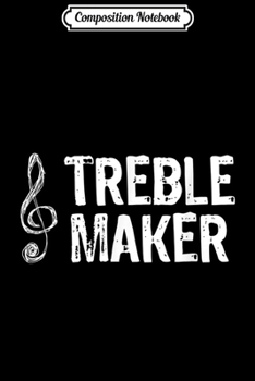 Composition Notebook: Treble Clef Colorful Paint Splatters Music Theory Journal/Notebook Blank Lined Ruled 6x9 100 Pages