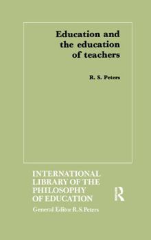 Paperback Education and the Education of Teachers Book