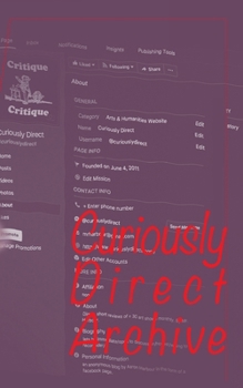 Paperback Curiously Direct Archive Book