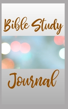 Paperback Bible Study Journal Book