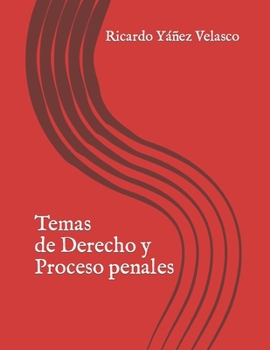 Paperback Temas de Derecho y Proceso penales [Spanish] Book