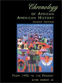 Hardcover Chronology of African American History Book