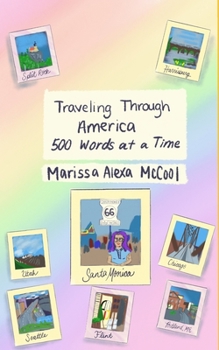 Paperback Traveling Through America 500 Words at a Time Book