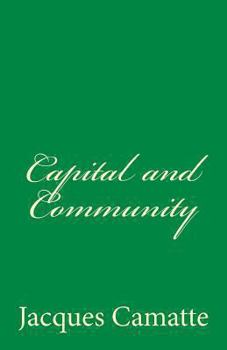 Paperback Capital and Community Book