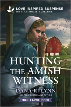 Paperback Hunting the Amish Witness [Large Print] Book