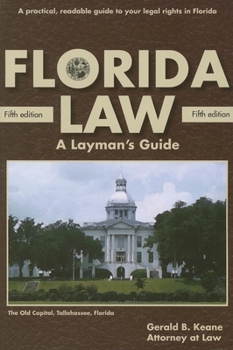 Paperback Florida Law: A Layman's Guide Book