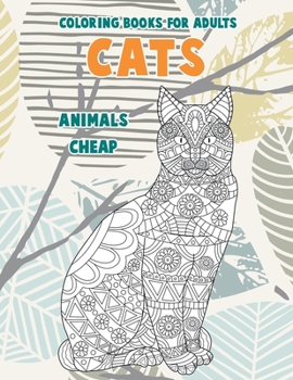 Paperback Coloring Books for Adults Cheap - Animals - Cats Book