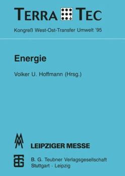 Energie: Terratec 95 Kongress West-Ost-Transfer Umwelt Vom 1. Bis 3. Marz 1995
