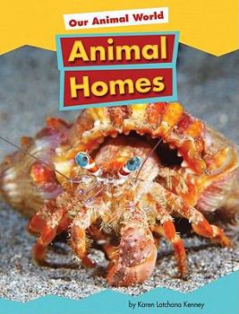 Library Binding Animal Homes Book