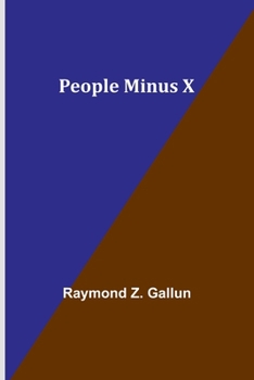 Paperback People Minus X Book