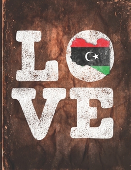 Paperback Love: Libya Flag Cute Personalized Gift for Libyan Friend 2020 Calendar Daily Weekly Monthly Planner Organizer Book
