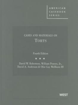 Hardcover Cases and Materials on Torts Book
