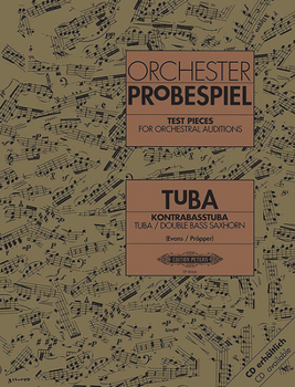 Paperback Test Pieces for Orchestral Auditions -- Tuba, Double Bass Saxhorn: Audition Excerpts from the Concert and Operatic Repertoire Book