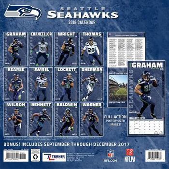 Seattle Seahawks 2018 12x12 Team Wall Calendar