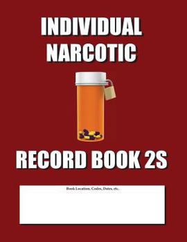 Paperback Individual Narcotic Record Book 2S: Slim Size - Burgundy Cover Book
