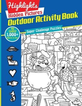 Paperback Outdoor Activity Book (Highlights Hidden Pictures) Book