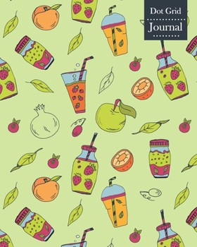 Paperback Dot Grid Journal: Notebook Planner with Vegetarian Themed Cover Design Book