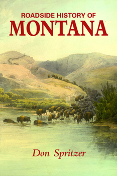 Paperback Roadside History of Montana Book