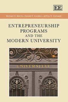 Hardcover Entrepreneurship Programs and the Modern University Book