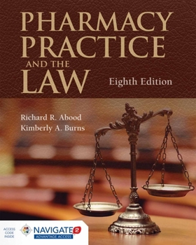 Paperback Pharmacy Practice and the Law Book