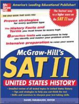 Paperback McGraw-Hill's SAT Subject Test: U.S. History Book