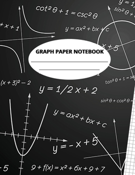 Paperback Graph Paper Notebook: Grid Paper Large Size 8.5'' x 11 Book