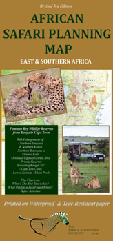 Map African Safari Planning Map Book