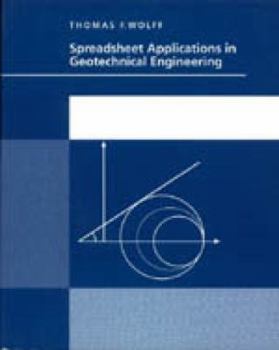 Paperback Spreadsheets for Geotechnical Engineering Book