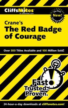 Paperback Cliffsnotes on Crane's the Red Badge of Courage Book