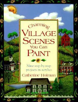 Hardcover Charming Village Scenes You Can Paint Book