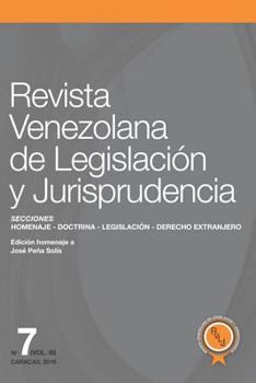 Paperback Revista Venezolana de Legislación y Jurisprudencia N° 7-III [Spanish] Book