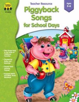 Paperback Piggyback Songs - School Days Book