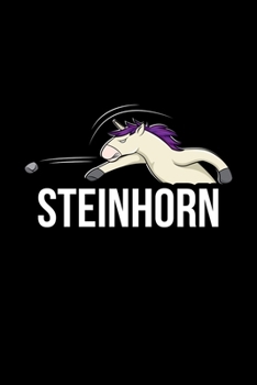 Steinhorn: A5 Notizbuch mit lustigem Punk Fabelwesen für humorvolle Fantasy Fans (German Edition)
