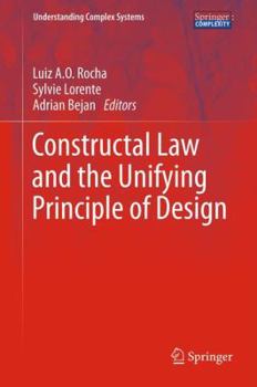 Hardcover Constructal Law and the Unifying Principle of Design Book