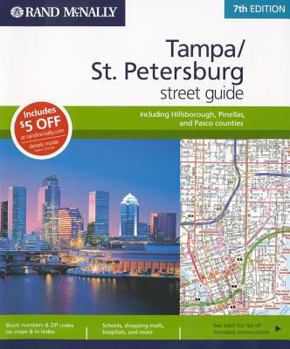 Paperback Rand McNally Tampa/St. Petersburg Street Guide (Rand Mcnally Street Guides) Book