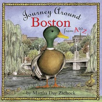 Paperback Journey Around Boston from A to Z Book