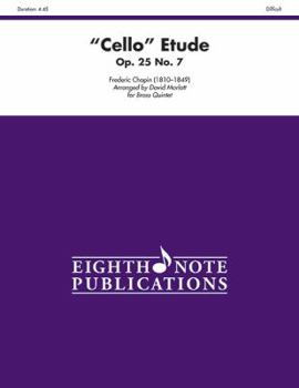 Paperback Cello Etude, Op. 25, No. 7: Score & Parts Book