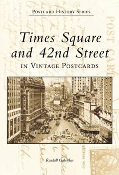 Paperback Times Square and 42nd Street in Vintage Postcards Book