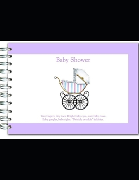 Paperback Baby Shower Guest Book: Sign In Guestbook with BONUS Gift Log Book