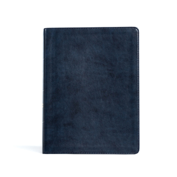 Imitation Leather CSB Verse-By-Verse Reference Bible, Navy Leathertouch Book