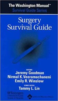 Paperback Washington Manual (R) Surgery Survival Guide Book