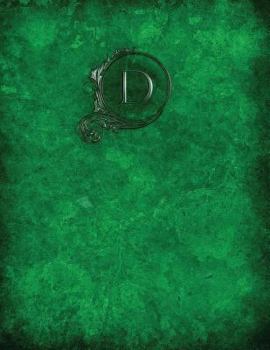 Paperback Monogram "d" Sketchbook: Sketch Pad Notebook Book