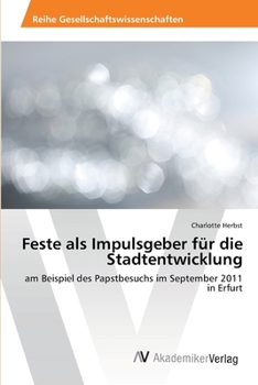 Paperback Feste als Impulsgeber für die Stadtentwicklung [German] Book