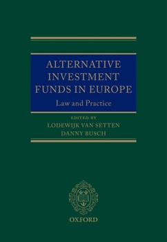 Hardcover Alternative Investment Funds in Europe: Law and Practice Book