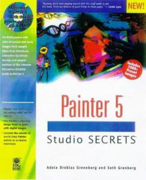 Paperback Painter 5 Studio Secrets [With Contains Metacreation's Painter 5 Demo, Artwork...] Book
