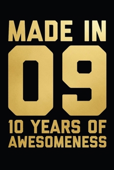 10th Birthday: Blank Lined Journal, Happy 10th Birthday 10 Year Old Gift For Boys And Girls