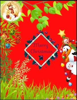 Paperback Merry Christmas: Christmas Penguin for Penguin Fans - Merry Christmas Journal/Notebook Blank Lined Ruled 8.5x11 100 Pages Book